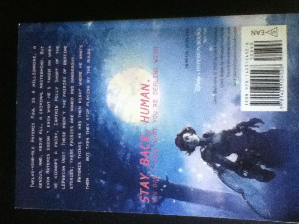 Artemis Fowl new cover Artemis Fowl 1 - Eoin Colfer (Disney-Hyperion - Paperback) book collectible [Barcode 9781423124528] - Main Image 2