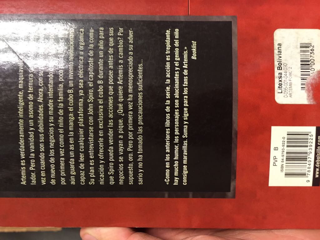 Artemis Fowl  book collectible [Barcode 9788497939225] - Main Image 2