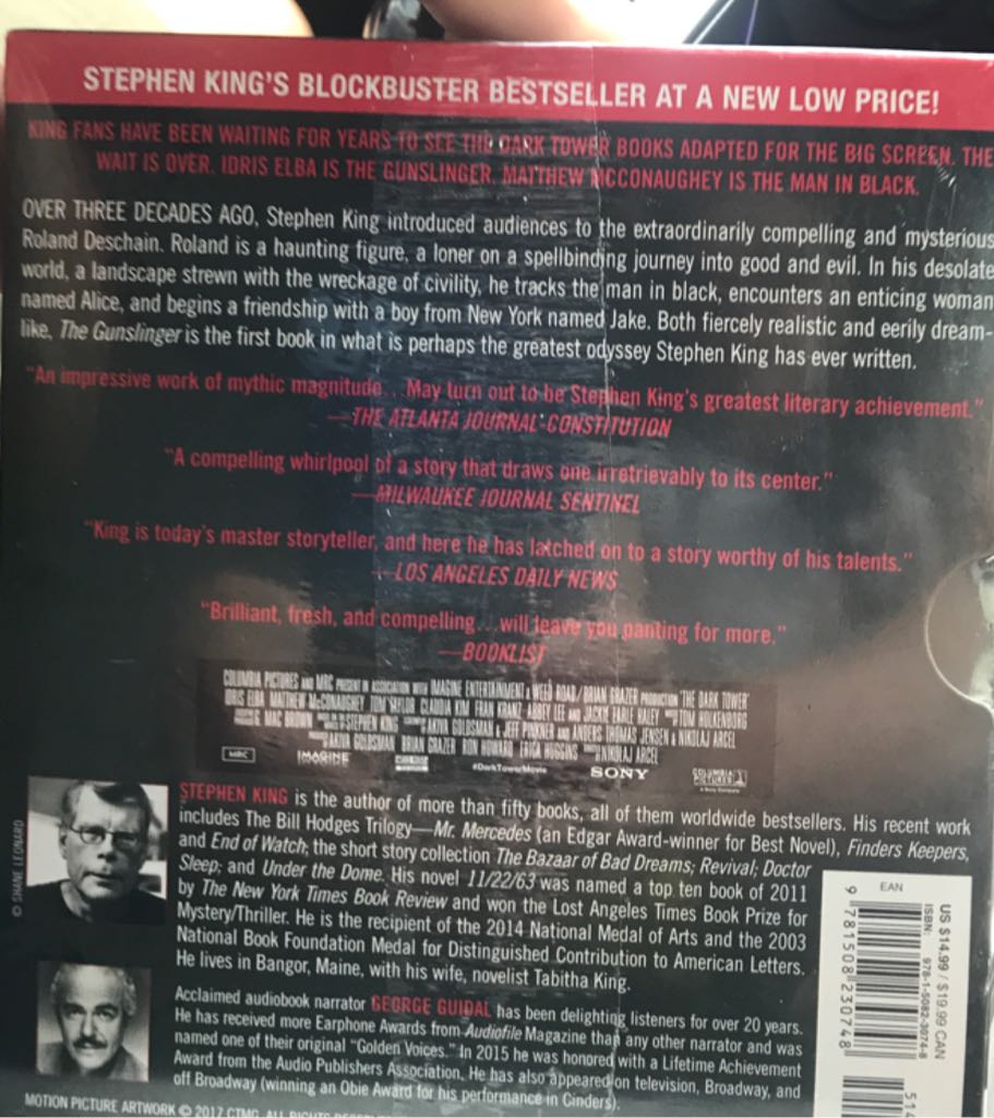 The Dark Tower - Stephen King (Penguin Random House Audio Publishing Group (August 4, 2015) - Audiobook) book collectible [Barcode 9781508230748] - Main Image 2