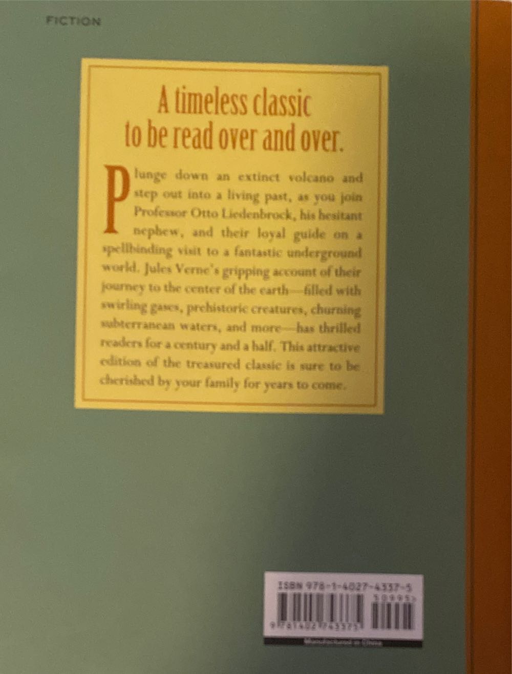 Journey to the Center of the Earth - Verne, Jules (Sterling Publishing Company - Paperback) book collectible [Barcode 9781402743375] - Main Image 2