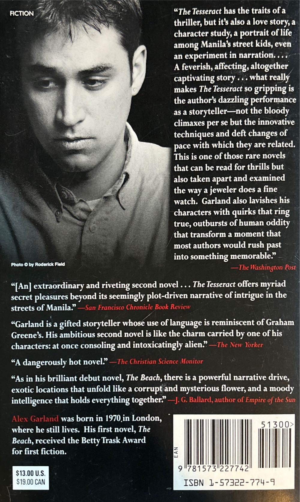 The Tesseract - Alex Garland (Viking Press) book collectible [Barcode 9781573227742] - Main Image 2