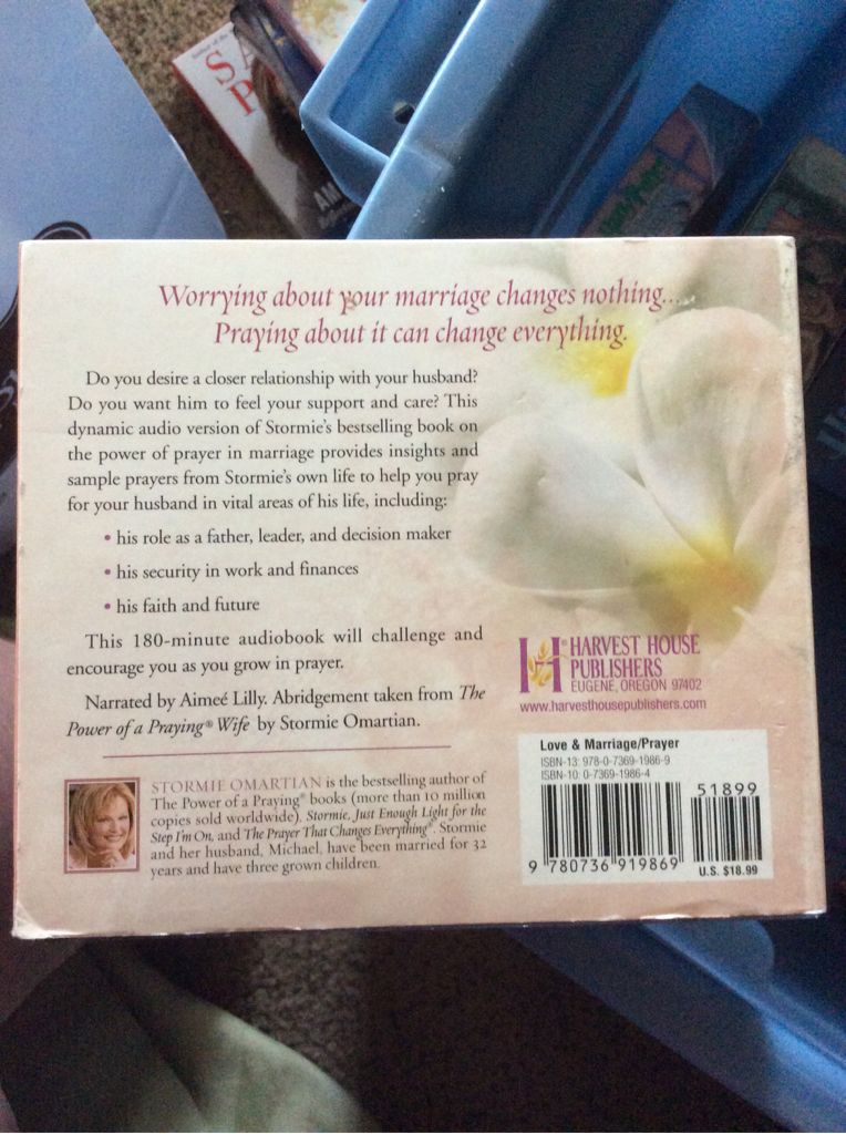 The Power Of A Praying Wife - Stiemie Omartian (Harvest House Publishers - Audiobook) book collectible [Barcode 9780736919869] - Main Image 2