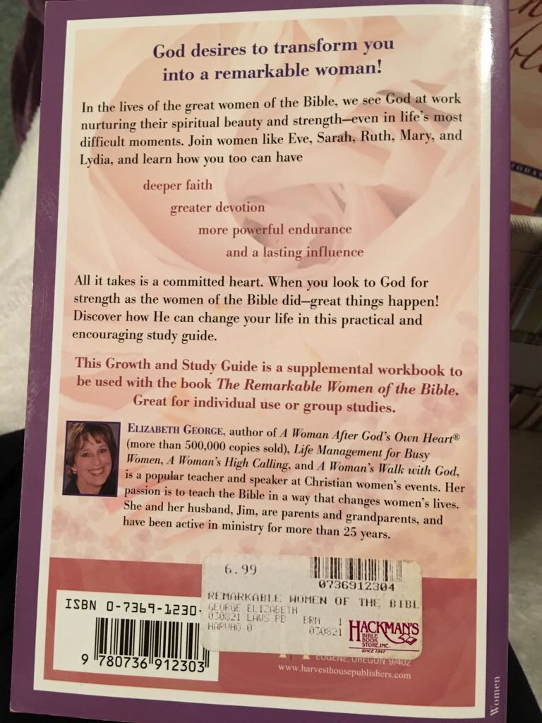 The Remarkable Women Of The Bible - Elizabeth George (Harvest House Publishers - Paperback) book collectible [Barcode 9780736912303] - Main Image 2
