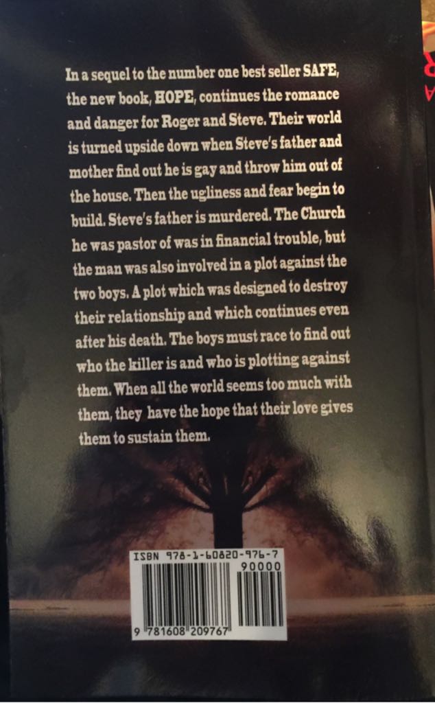 Hope - Mark Richard Zubro (Mlr Press - Paperback) book collectible [Barcode 9781608209767] - Main Image 2