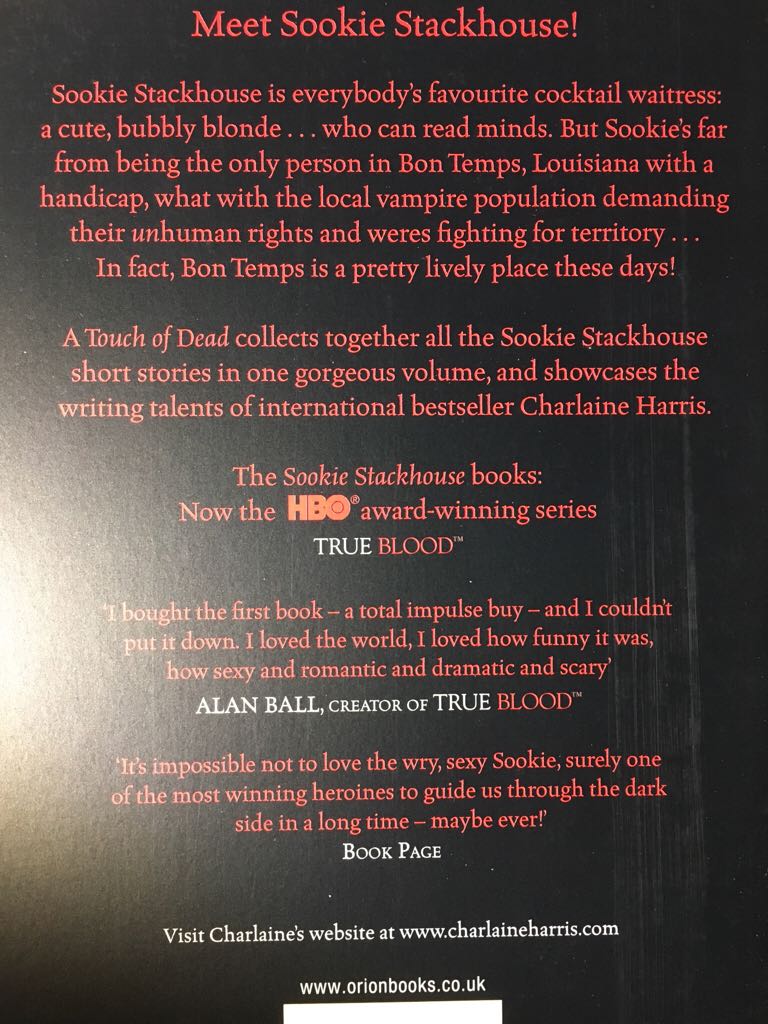 A Touch Of Dead - Charlaine Harris (Orion Publishing Group - Paperback) book collectible [Barcode 9780575094437] - Main Image 2