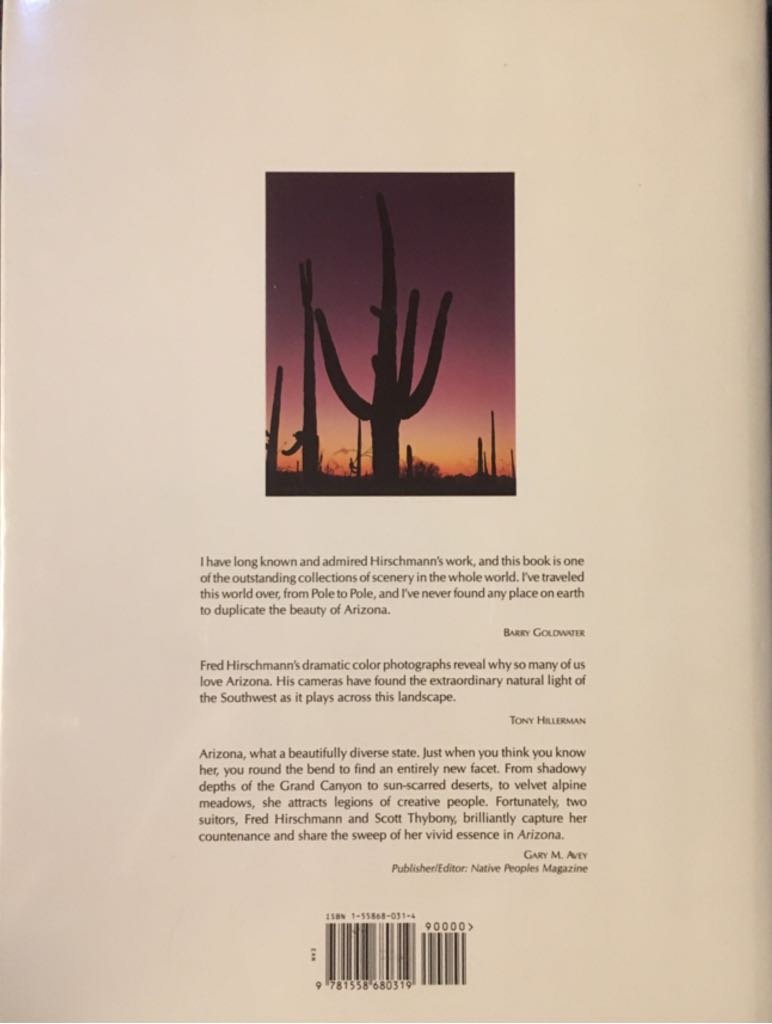 Arizona - Bill Weir (Graphic Arts Books) book collectible [Barcode 9781558680319] - Main Image 2