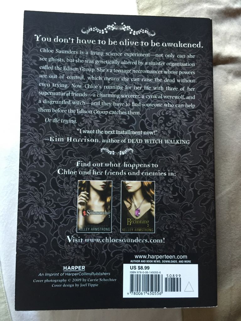 The Awakening - Kelley Armstrong (HarperCollinsPublishers - Paperback) book collectible [Barcode 9780061450556] - Main Image 2