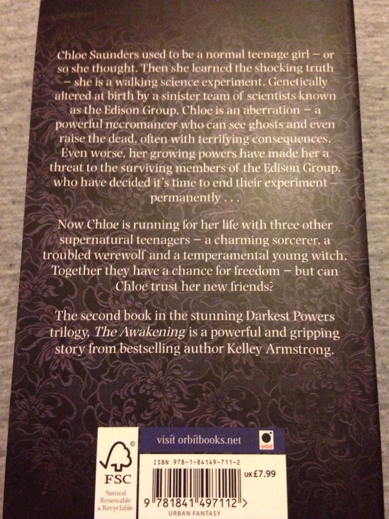 Awakening, The - Kelley Armstrong (Orbit - Paperback) book collectible [Barcode 9781841497112] - Main Image 2