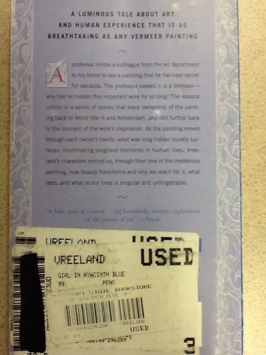 Girl In Hyacinth Blue - Susan Vreeland (Penguin Books) book collectible [Barcode 9781878448903] - Main Image 2