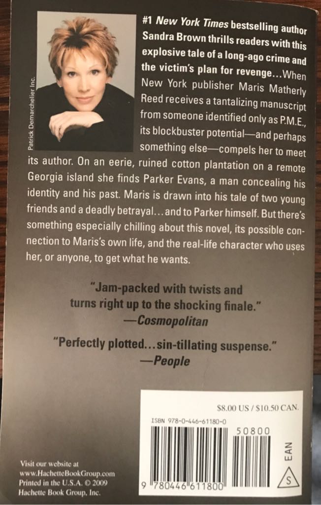 Envy - Sandra Brown (Warner Books - Paperback) book collectible [Barcode 9780446611800] - Main Image 2