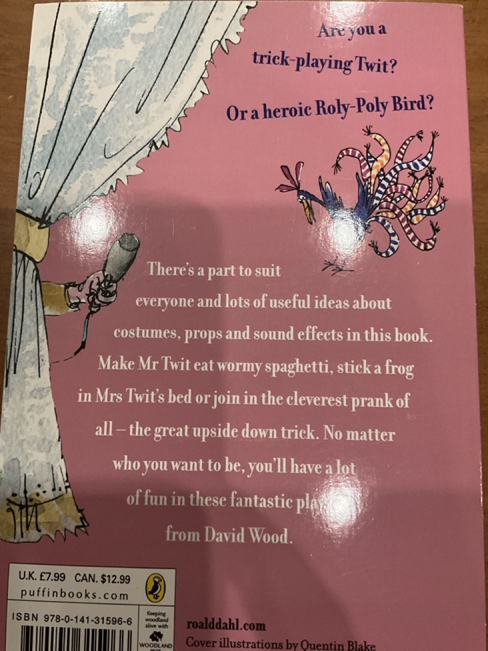 The Twits - Roald Dahl (Penguin UK) book collectible [Barcode 9780141315966] - Main Image 2