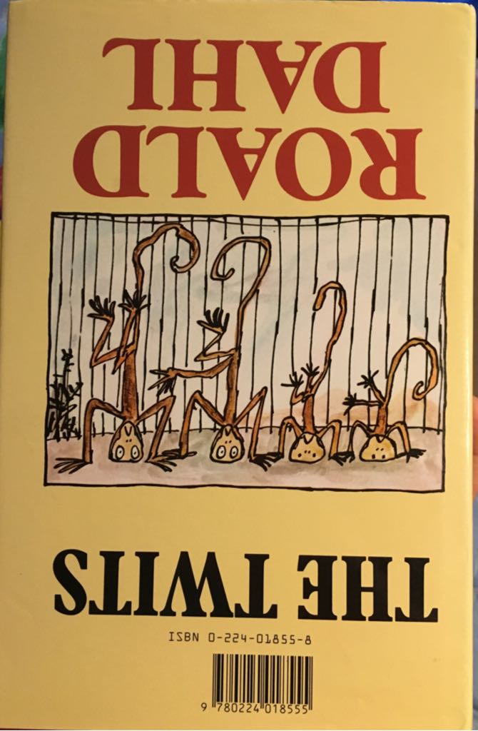 The Twits - Roald Dahl (Jonathon Cape - Hardcover) book collectible [Barcode 9780224018555] - Main Image 2