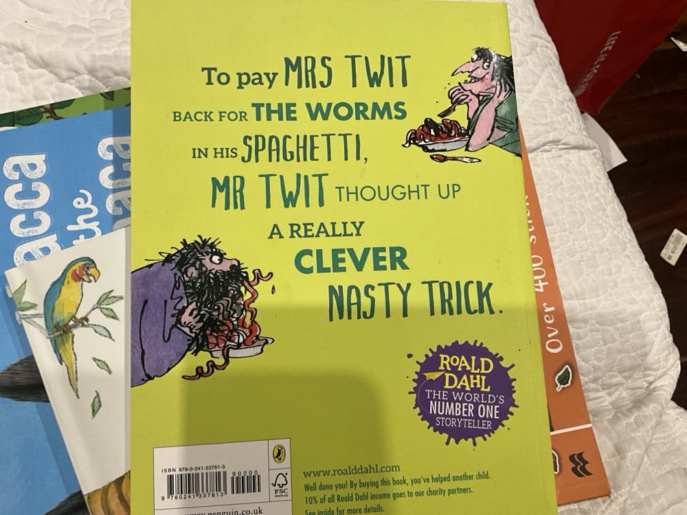 The Twits - Roald Dahl (Knopf Books for Young Readers - Hardcover) book collectible [Barcode 9780375822421] - Main Image 2