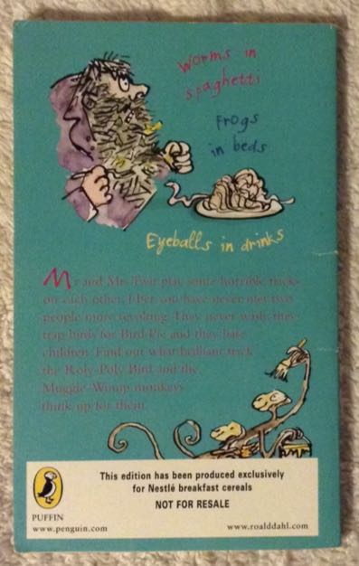 The Twits - Roald Dahl (Puffin - Paperback) book collectible - Main Image 2