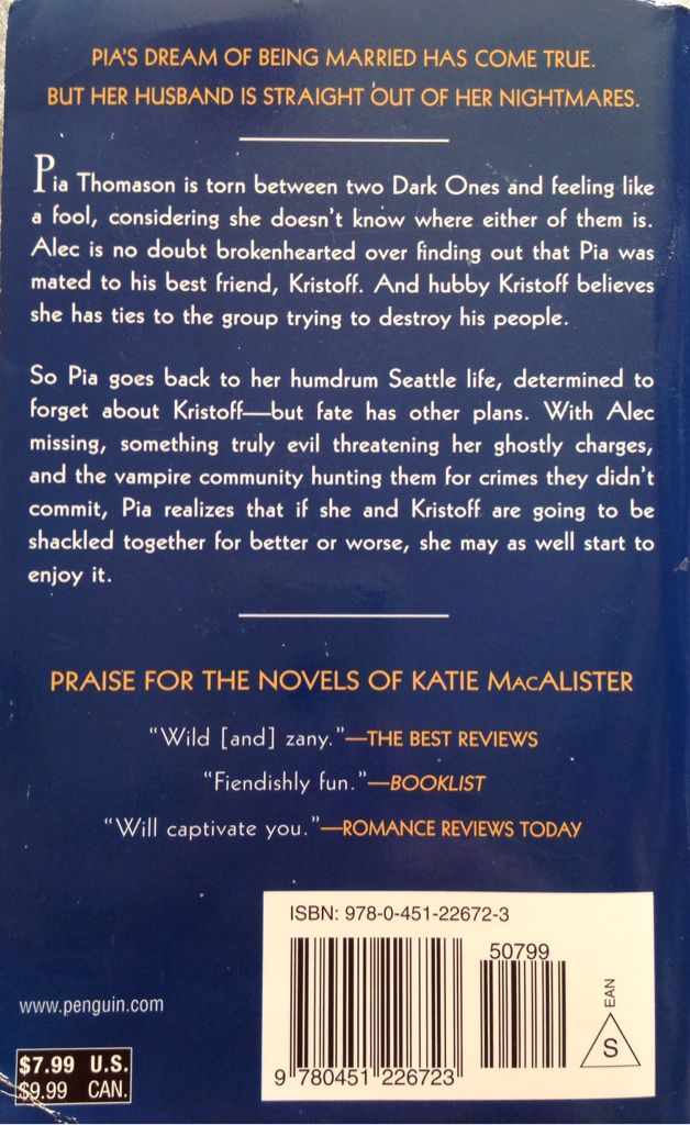 Crouching Vampire, Hidden Fang - Katie MacAlister (Penguin - Paperback) book collectible [Barcode 9780451226723] - Main Image 2