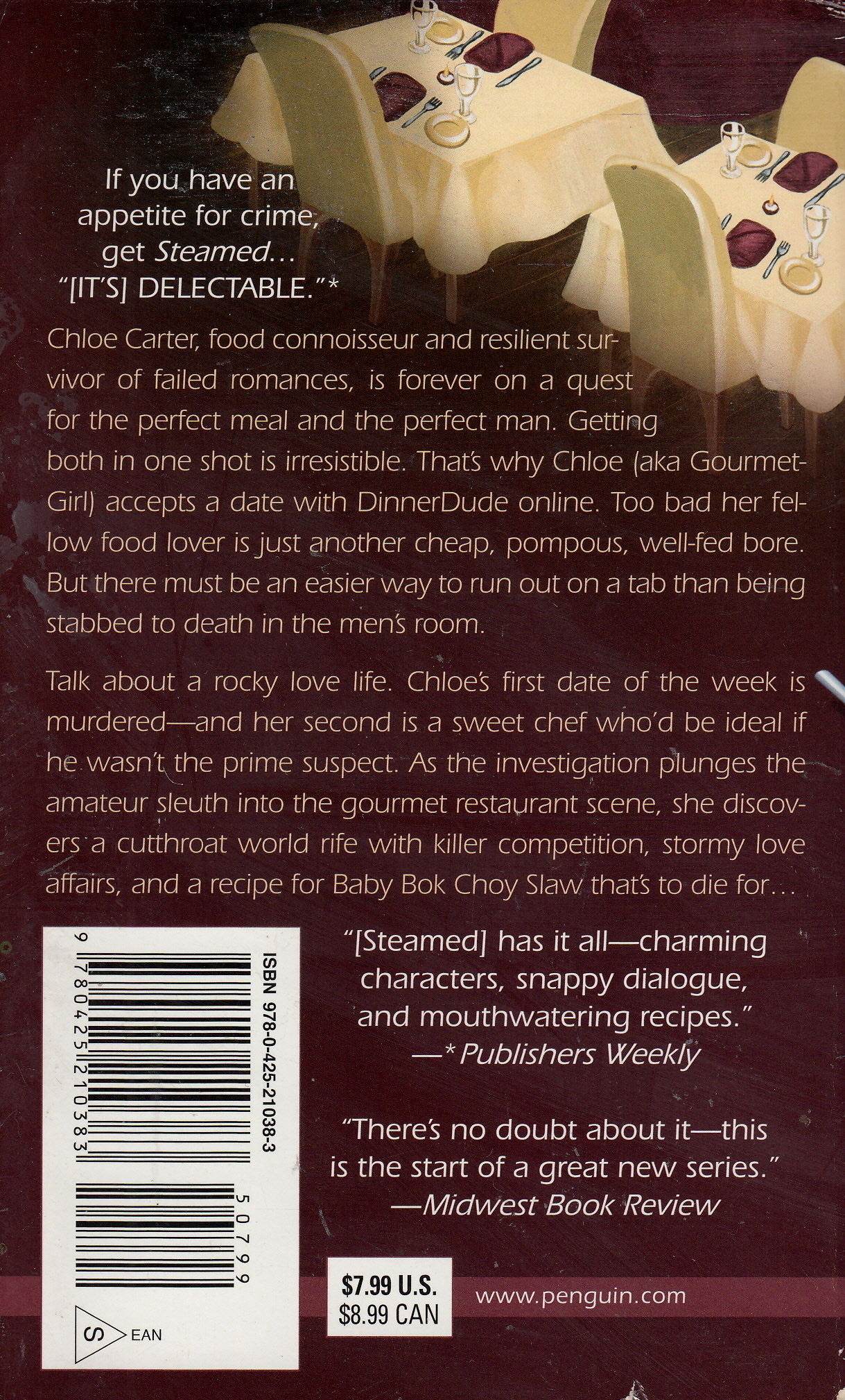 #1: Steamed - Jessica Conant-Park (Penguin - Paperback) book collectible [Barcode 9780425210383] - Main Image 2