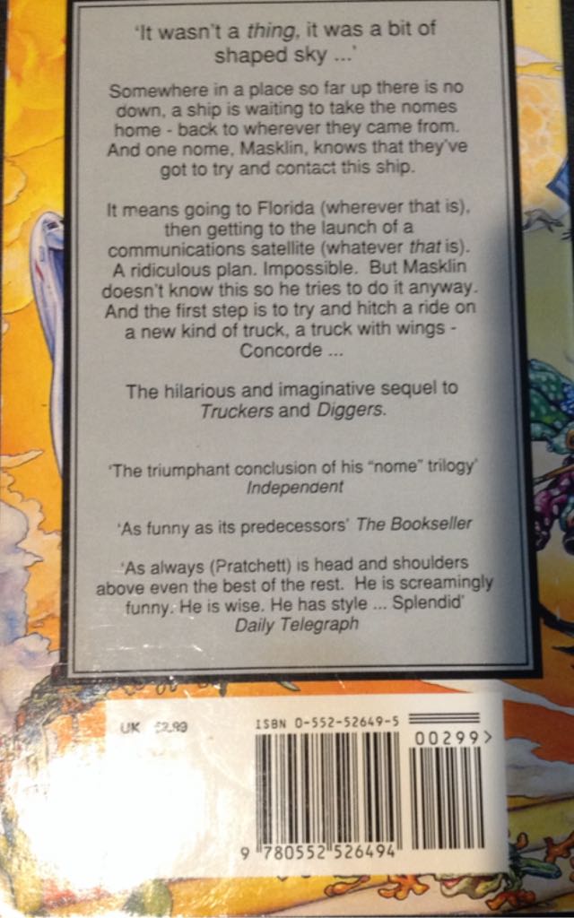 Wings - Terry Pratchett (Corgi Books - Paperback) book collectible [Barcode 9780552526494] - Main Image 2