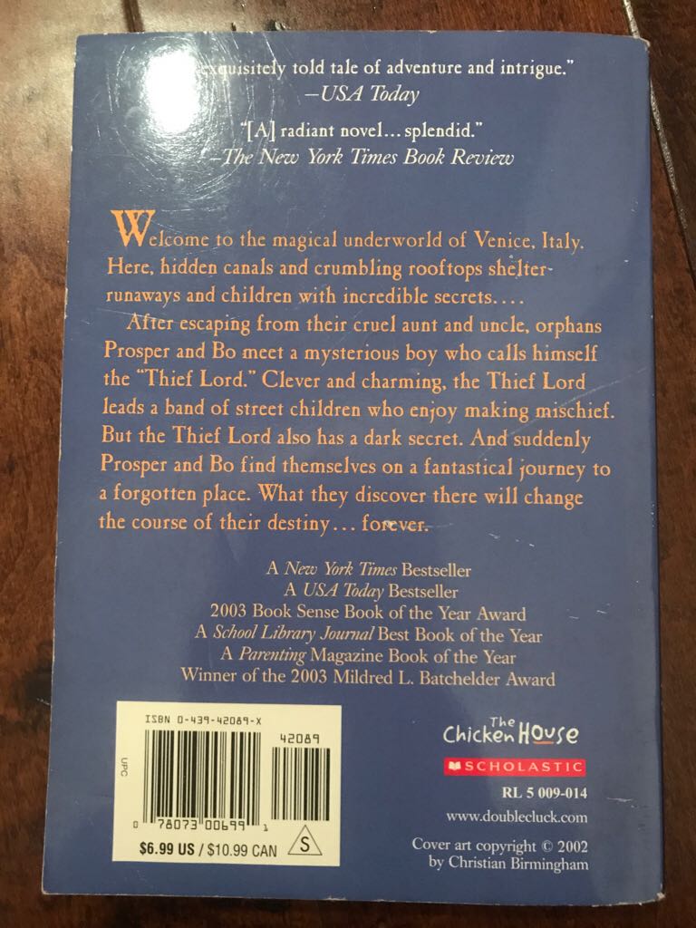 The Thief Lord  book collectible - Main Image 2