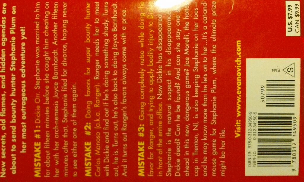 Lean Mean Thirteen - Janet Evanovich (St. Martin Press - Mass Market Paperback) book collectible [Barcode 9780312349509] - Main Image 2