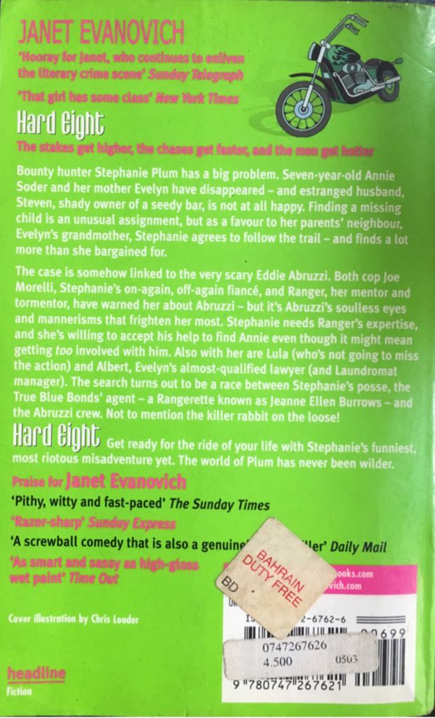 Hard Eight - Janet Evanovich (Headline Book Publishing - Paperback) book collectible - Main Image 2