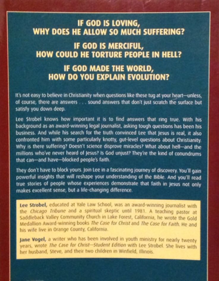 11 The Case For Faith - Lee Strobel (Youth Specialties - Paperback) book collectible [Barcode 9780310241881] - Main Image 2