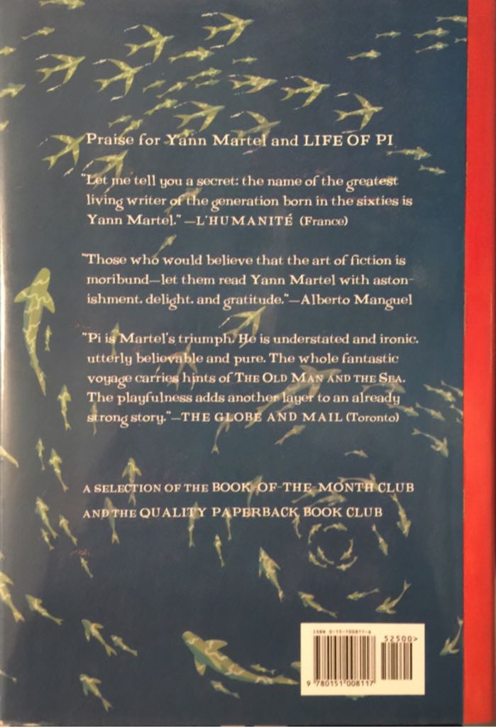 Life of Pi - Yann Martel (Harcourt, Inc. - Hardcover) book collectible [Barcode 9780151008117] - Main Image 2