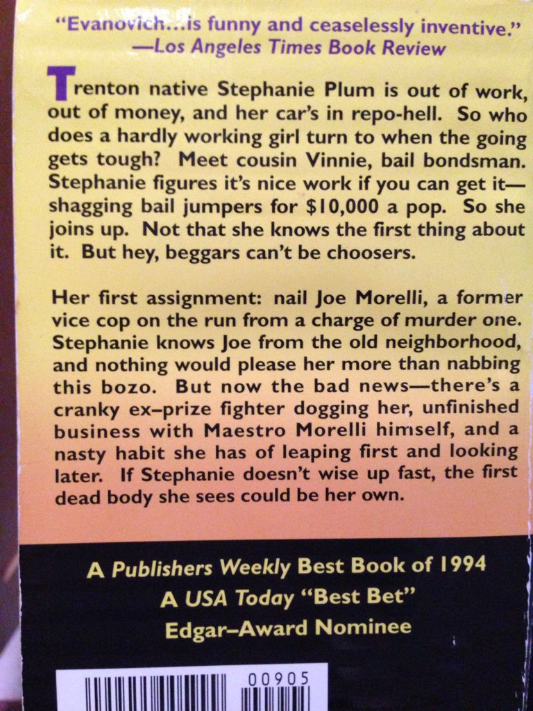 One For The Money - Janet Evanovich (HarperCollins - Paperback) book collectible [Barcode 9780061009051] - Main Image 2