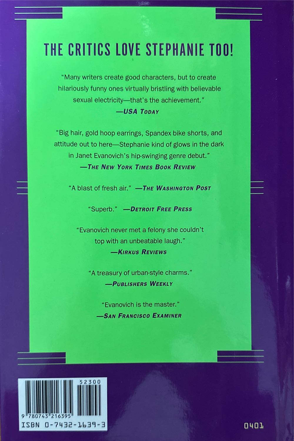 One For The Money - Janet Evanovich (Scribner - Hardcover) book collectible - Main Image 2