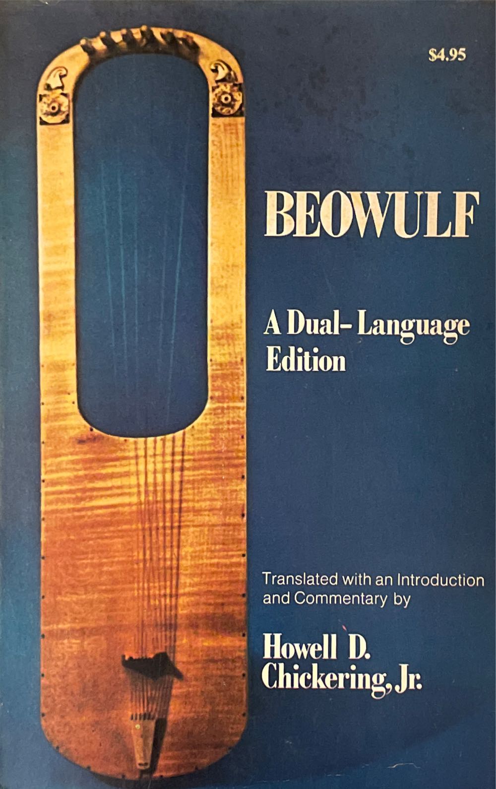 Beowulf: A Dual Language Edition - Howell D., Tranlator Chickering Jr. (Doubleday - Trade Paperback) book collectible [Barcode 9780385062138] - Main Image 2