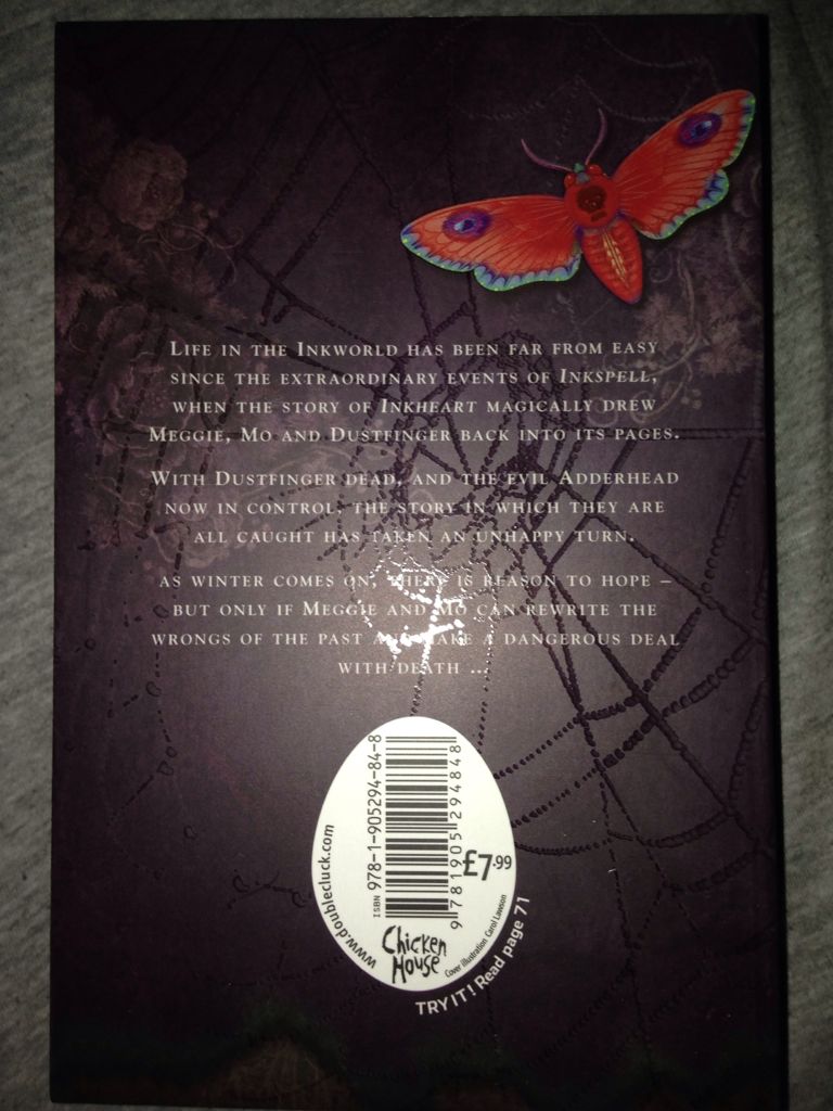 Inkdeath - Cornelia Funke (Chicken House / Scholastic - Paperback) book collectible [Barcode 9781905294848] - Main Image 2