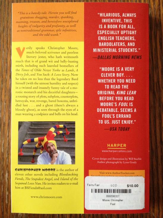 Fool - Christopher Moore (Harper Paperbacks - Trade Paperback) book collectible [Barcode 9780060590321] - Main Image 2