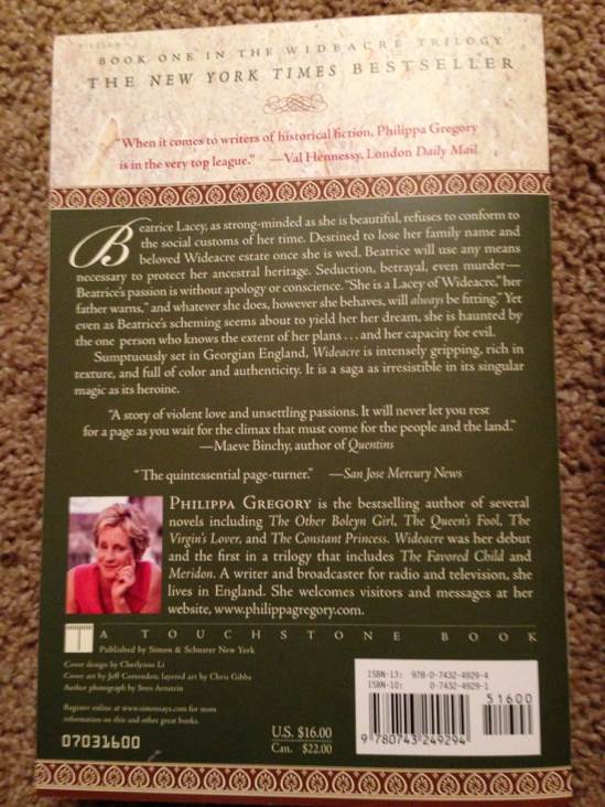 Wideacre - Philippa Gregory (A Touchstone Book - Paperback) book collectible [Barcode 9780143249894] - Main Image 2