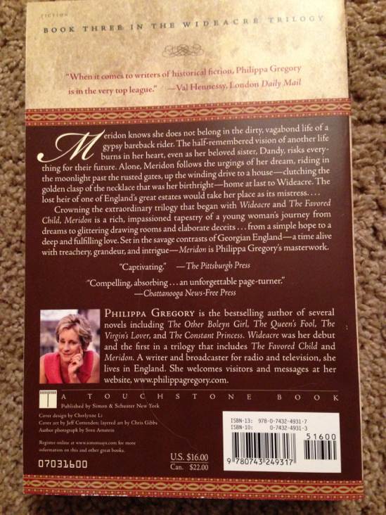 Meridon - Philippa Gregory (A Touchstone Book - Paperback) book collectible [Barcode 9780743249317] - Main Image 2