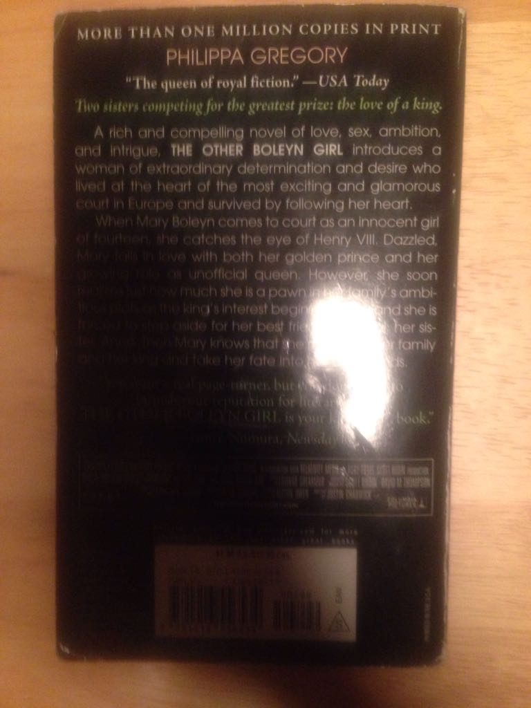 The Other Boleyn Girl - Philippa Gregory (Simon and Schuster - Paperback) book collectible [Barcode 9781416556534] - Main Image 2