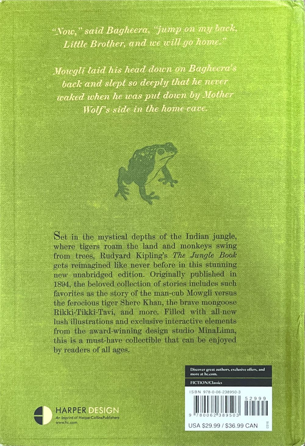 The Jungle Book - Rudyard Kipling (Harper Design - Hardcover) book collectible [Barcode 9780062389503] - Main Image 2