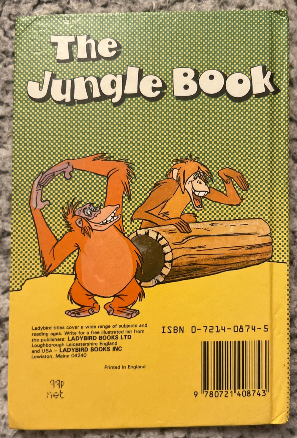 The Jungle Book - Disney (Ladybird) book collectible [Barcode 9780721408743] - Main Image 3
