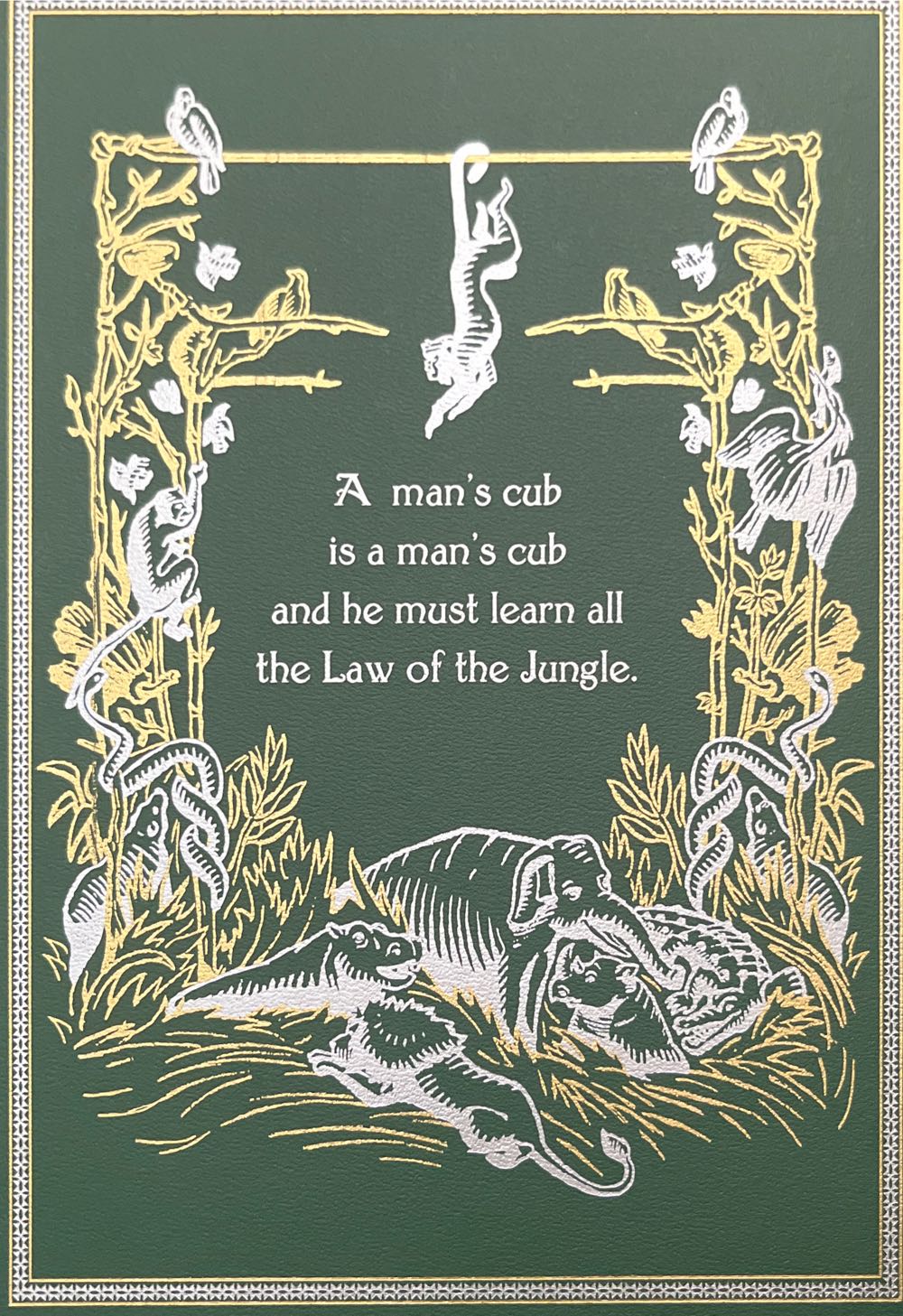 The Jungle Book - Rudyard Kipling (Barnes & Noble - Hardcover) book collectible [Barcode 9781435158160] - Main Image 2