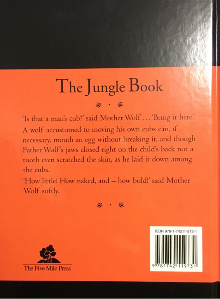 The Jungle Book - Kipling Rudyard (Five Mile Press - Hardcover) book collectible [Barcode 9781742119731] - Main Image 2
