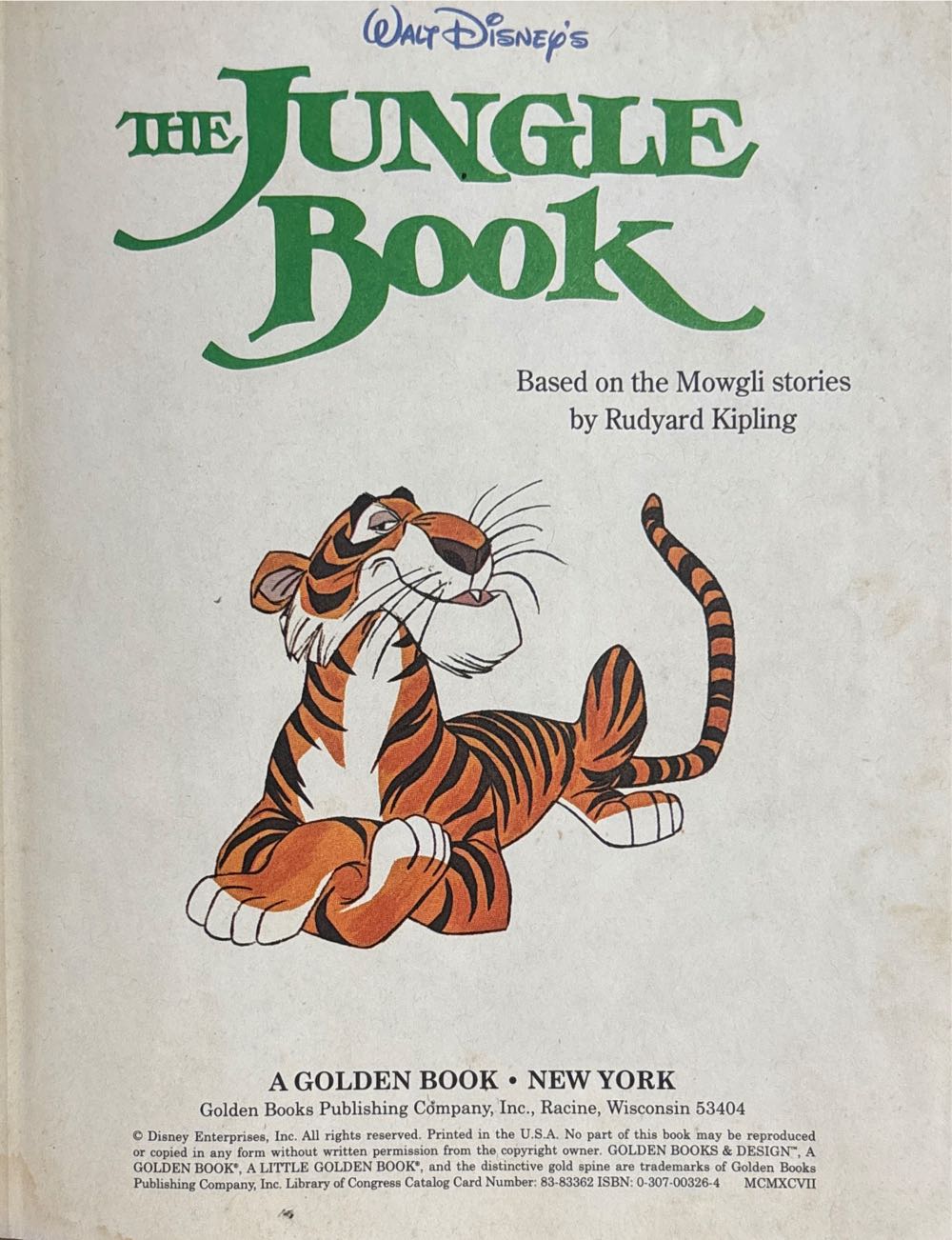 The Jungle Book - Rudyard Kipling (a Little Golden Book - Hardcover) book collectible - Main Image 2