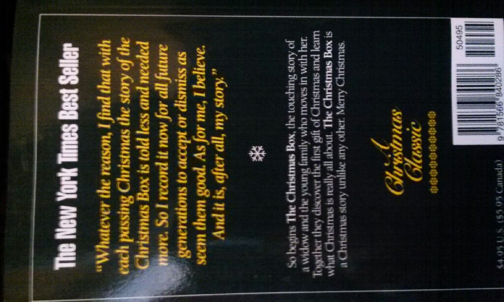 The Christmas Box - Richard Paul Evans (Steinway - Paperback) book collectible [Barcode 9781566840286] - Main Image 2