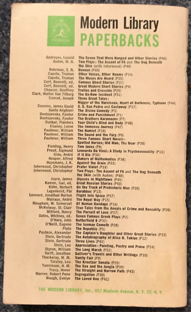 Crime and Punishment - Fyodor Dostoyevsky (Modern Library - Hardcover) book collectible [Barcode 9780679601005] - Main Image 2