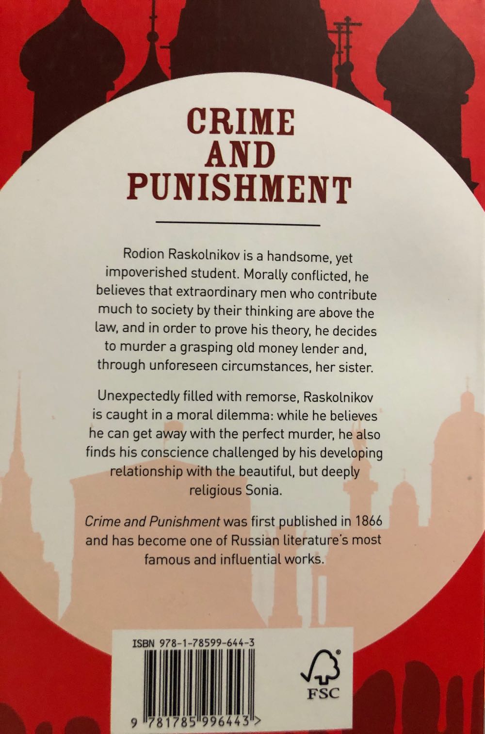 Crime and Punishment - Fyodor Dostoevsky (Arcturus - Paperback) book collectible [Barcode 9781785996443] - Main Image 2
