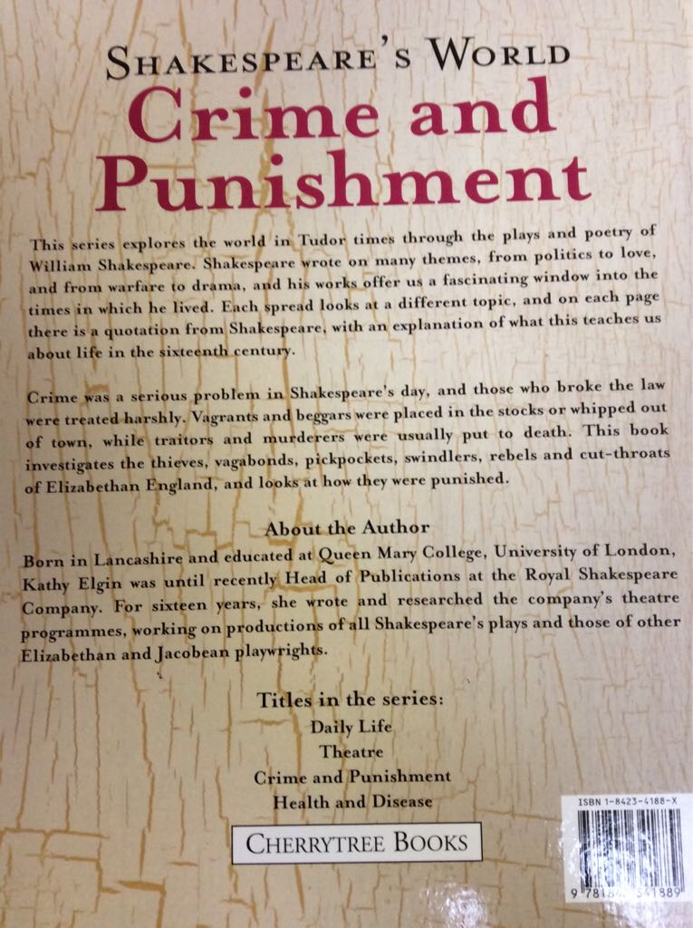 Crime and Punishment  (Cherrytree Books) book collectible [Barcode 9781842341889] - Main Image 2
