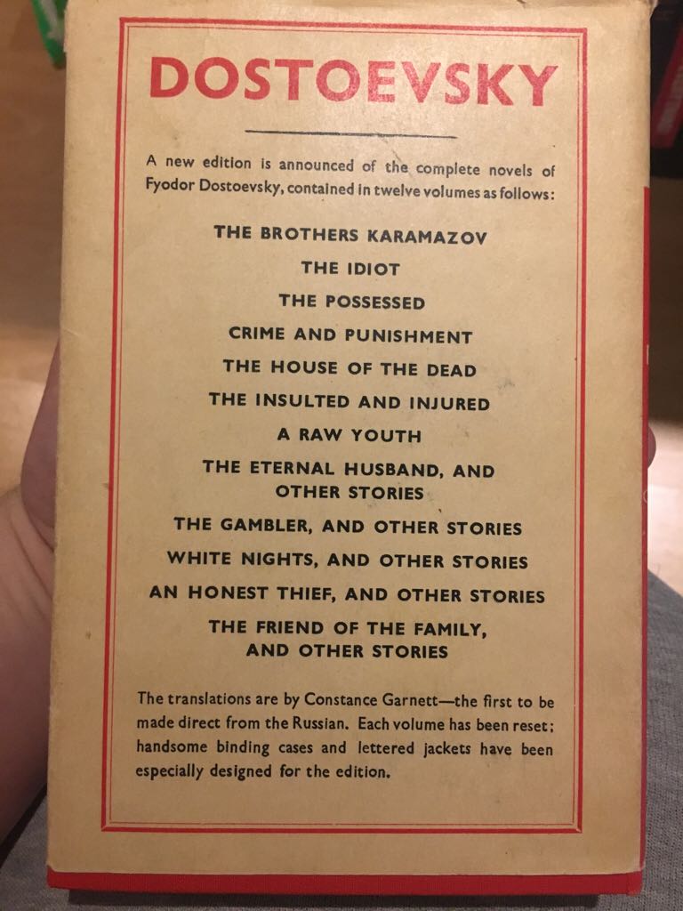 Crime and Punishment  (William Heinemann Ltd - Hardcover) book collectible - Main Image 2