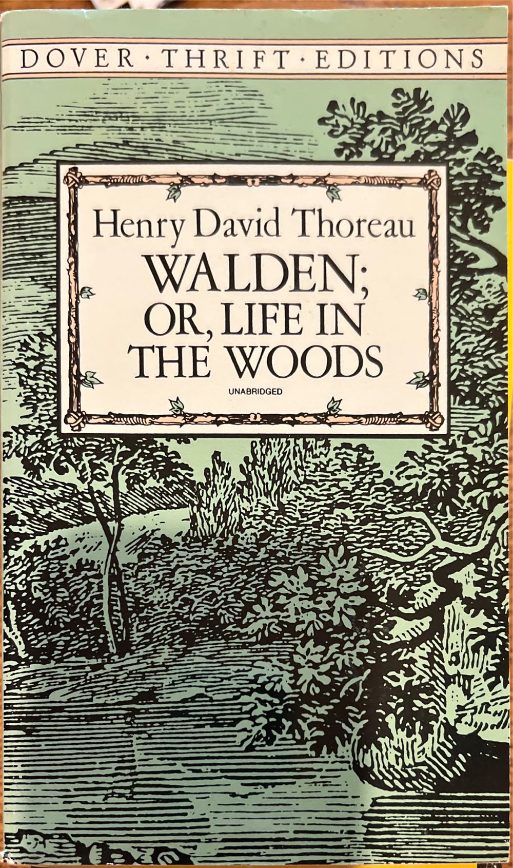 Walden; or, Life in the Woods - Henry David Thoreau (Dover Thrift Editions - Paperback) book collectible [Barcode 9780486284958] - Main Image 4