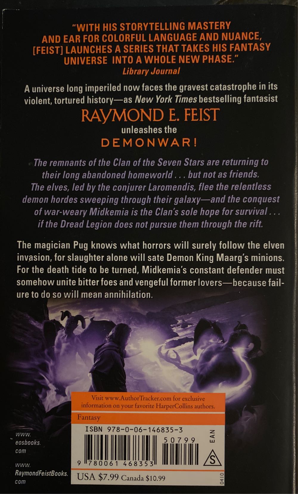 Rides A Dread Legion - Raymond E. Feist (Eos Fantasy - Paperback) book collectible [Barcode 9780061468353] - Main Image 2