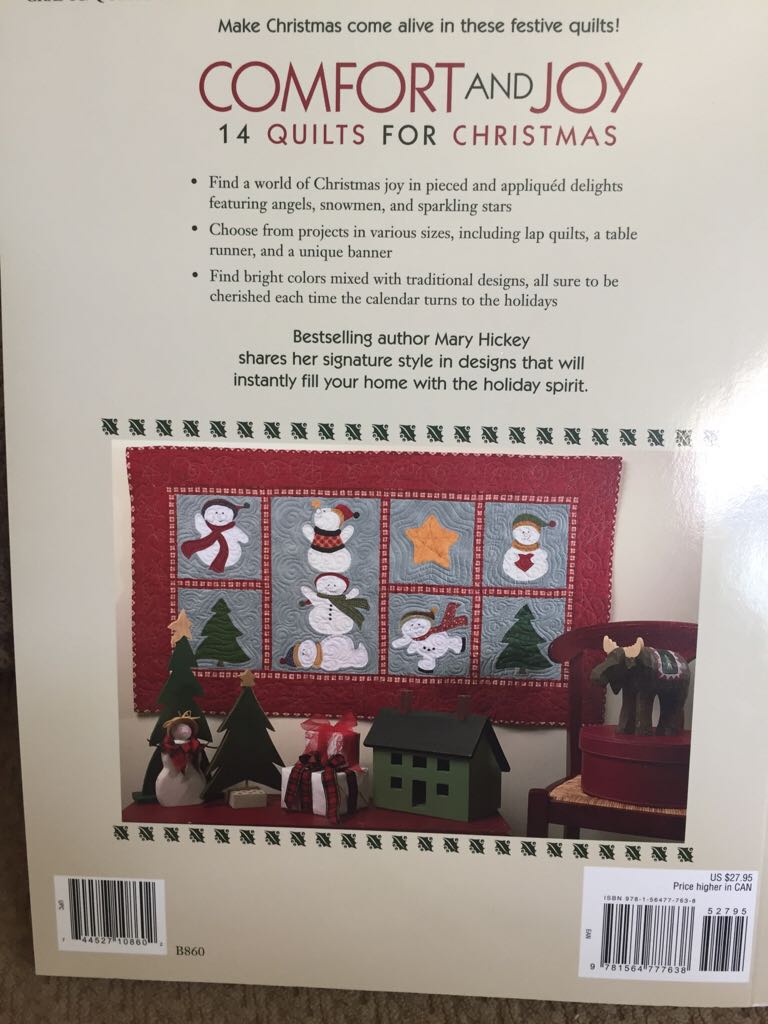 Comfort and Joy - Mary Hickey (That Patchwork Place) book collectible [Barcode 9781564777638] - Main Image 2