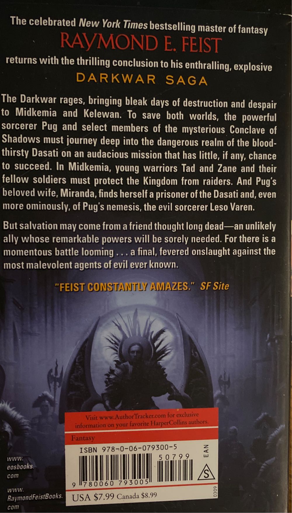 Wrath of a Mad God - Raymond E. Feist (Eos - Paperback) book collectible [Barcode 9780060793005] - Main Image 2