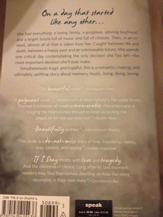 If I Stay - Gayle Forman (Speak - Paperback) book collectible [Barcode 9780142415436] - Main Image 2