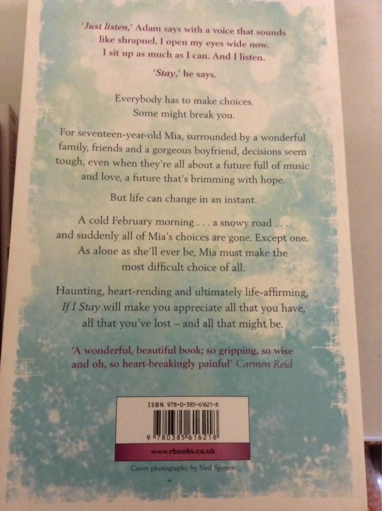 If I Stay  (Doubleday Children’s) book collectible [Barcode 9780385616218] - Main Image 2